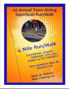 Super Bowl Run/Walk Poster